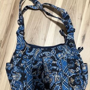 Vera Bradley Blue Paisley Hobo Bag